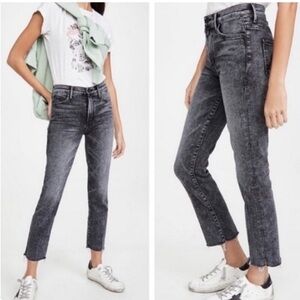 Mother Jeans High Waisted Rascal Ankle Snippet in Train Stops